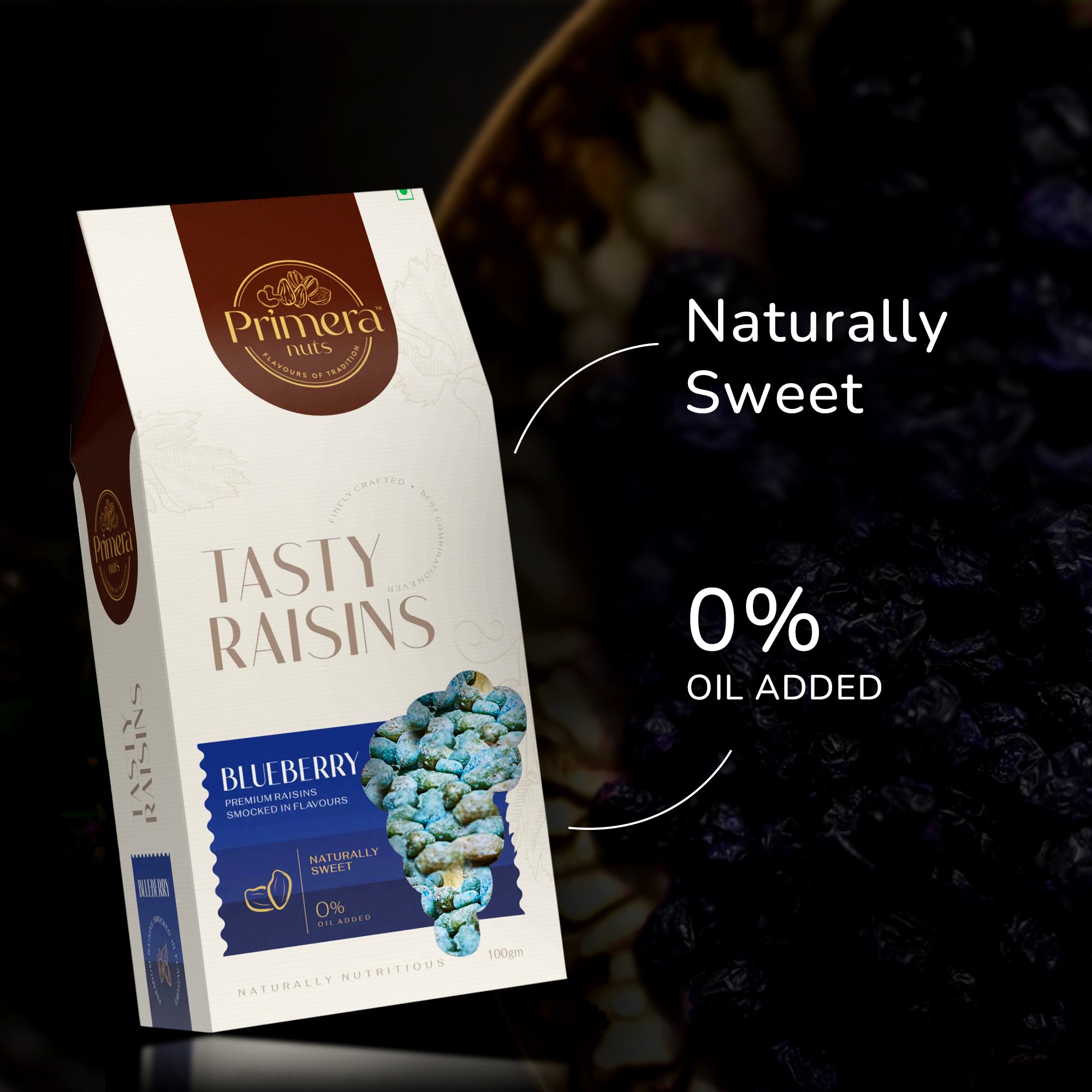 Blueberry Rasians Blueberry Raisins – Primeranuts